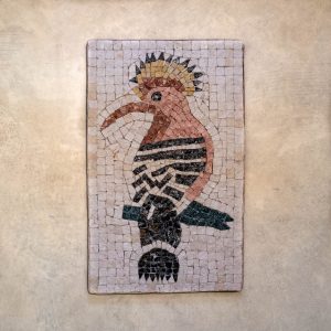 Hoopoe mosaic