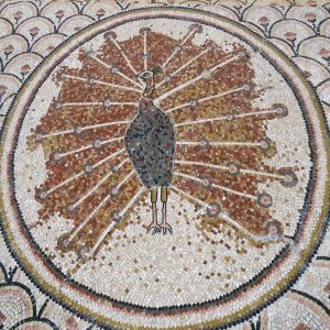 Peacock mosaic