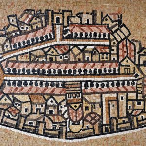 jerusalem from madaba mosaic floor