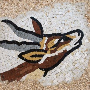 Gazelle head mosaic
