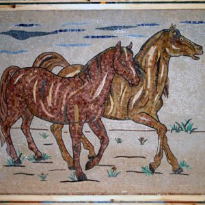 Horses mosaic