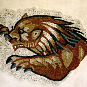 Lion mosaic